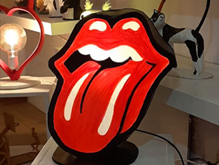 Rolling Stones - Lampade_artigianali